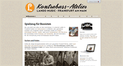 Desktop Screenshot of kontrabass-atelier.de