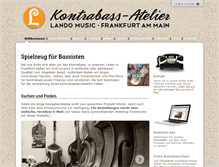 Tablet Screenshot of kontrabass-atelier.de